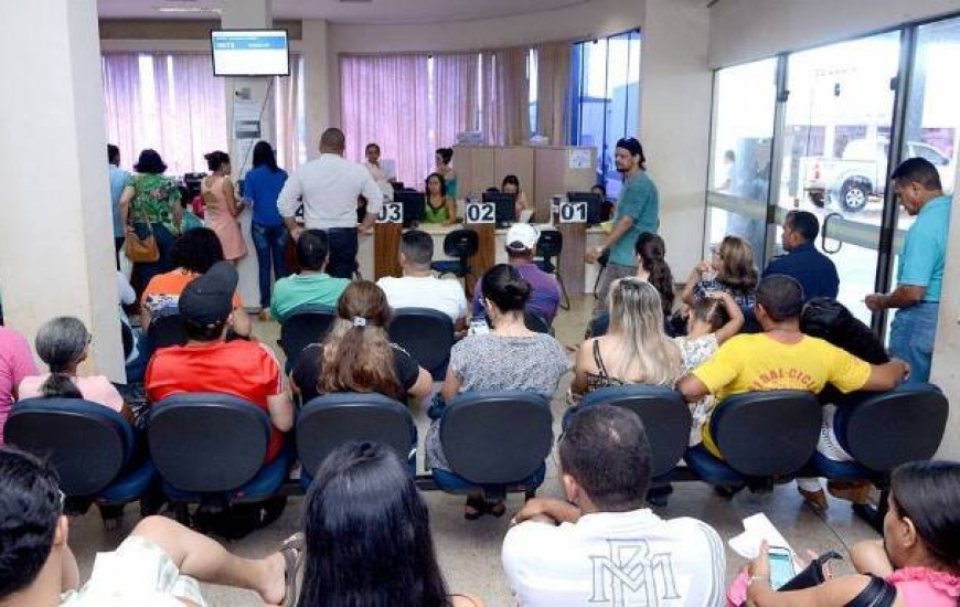 Atendimento na sede do Detran em Palmas