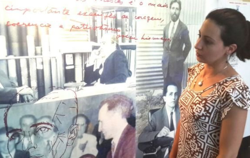 Neta de Prestes visita Memorial