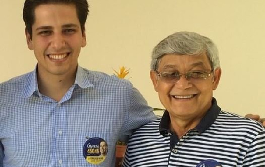 Olyntho Neto com Raimundo Moreira