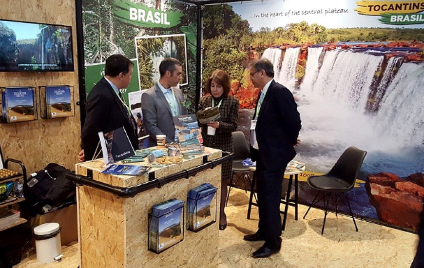 Miranda visita estande do Tocantins na Vakantiebeurs 2018