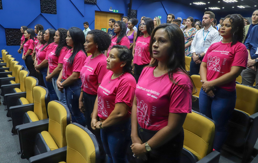 Curso foi realizado de forma gratuita na escola do SENAI em Taquaralto