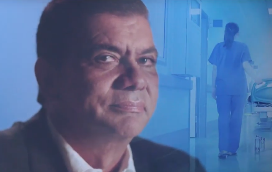 Programa eleitoral do candidato abordou problemas na saúde