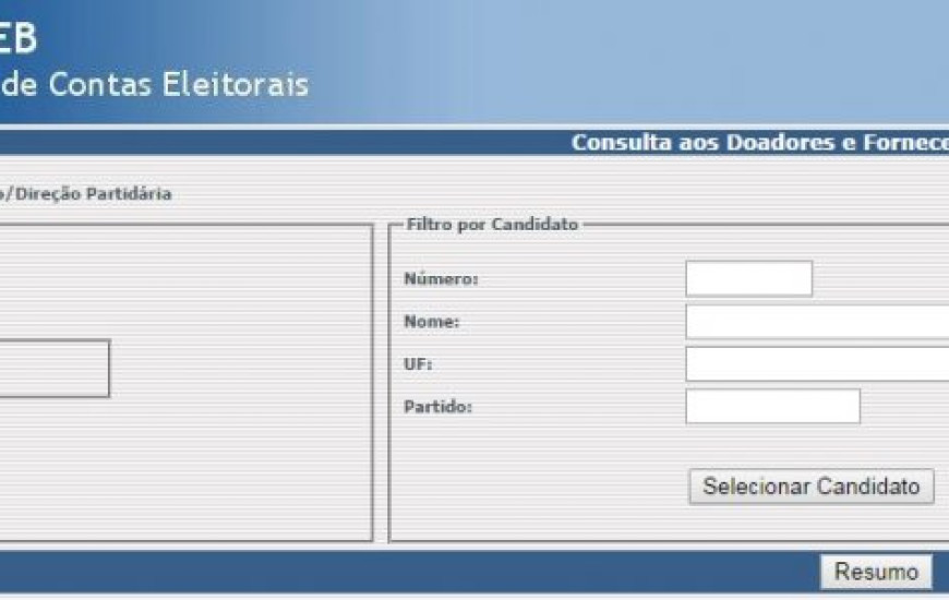 Sistema de Prestação de Contas do TSE