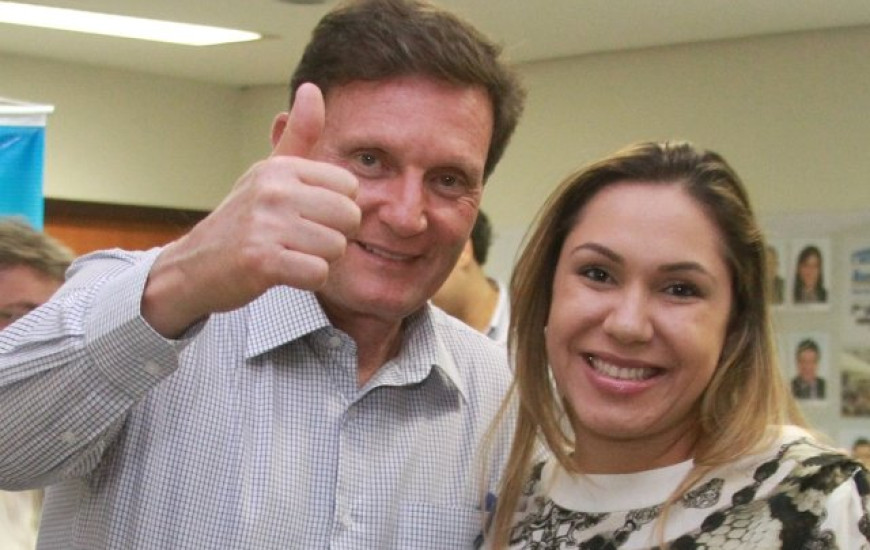 Luana com o ministro