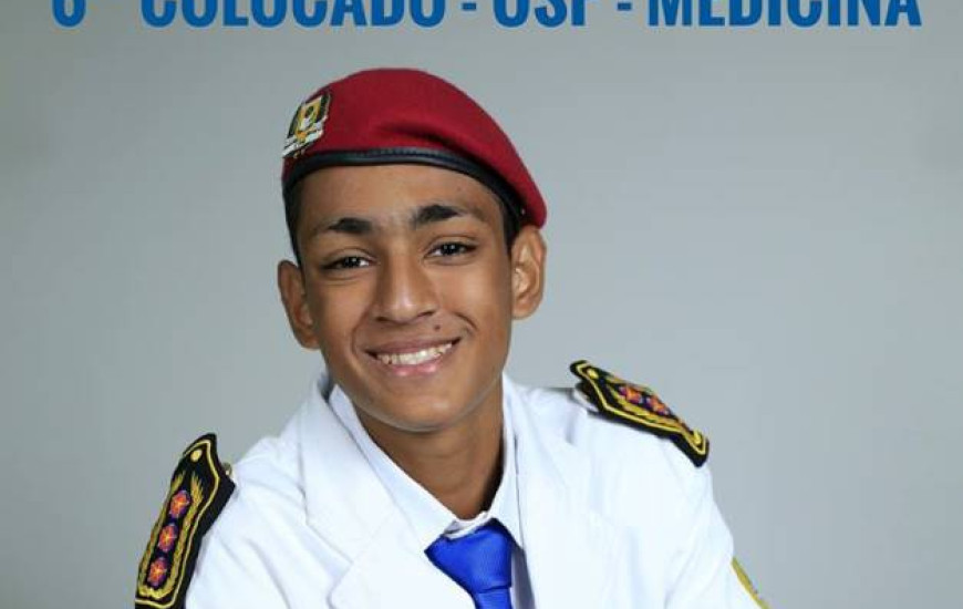 Antônio Paz Neto, 6º colocado em medicina da USP 