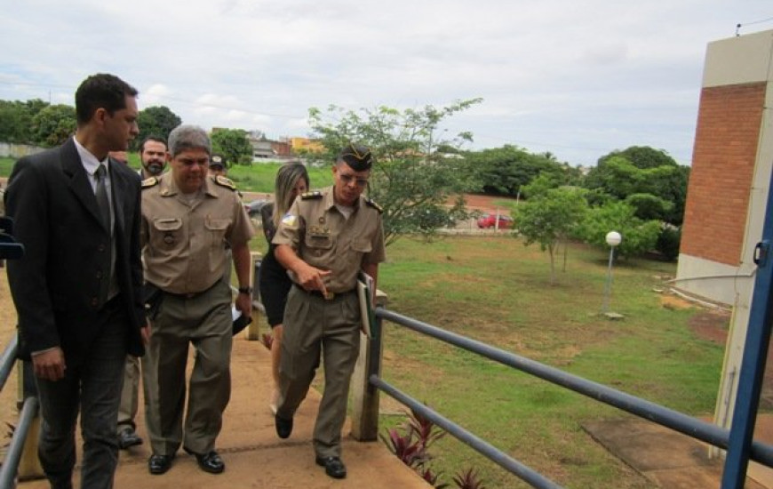 Adão Francisco visitou o Colégio Militar nesta 2ª