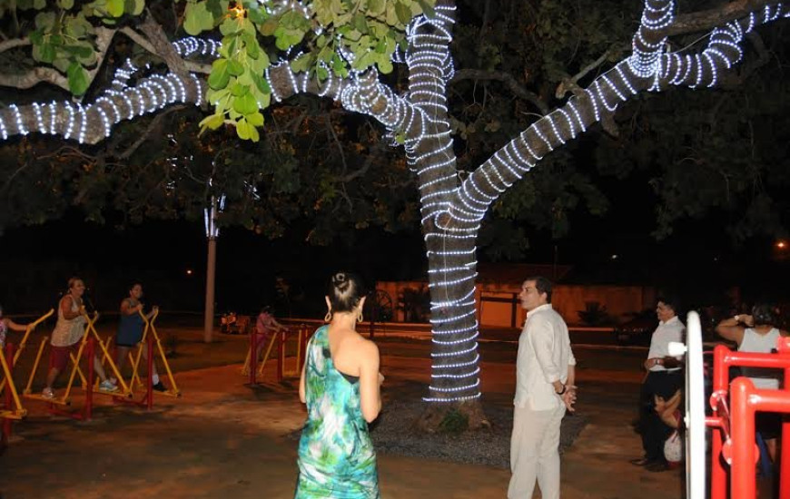 Inauguração de iluminação