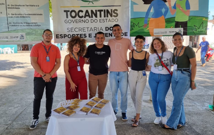 Diretoria de Juventude no lançamento do projeto Jovens Protagonistas