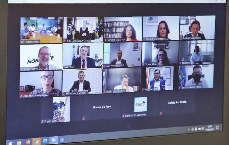 Reunião realizada nesta quarta-feira, 17.