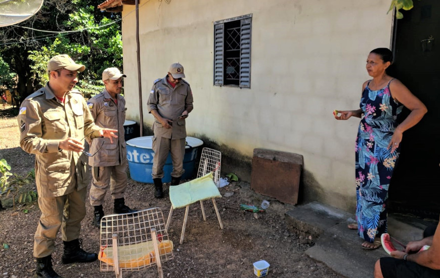 Bombeiros Militares no Sudeste do Tocantins.