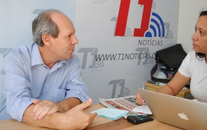Dimas em visita ao T1 Noticias