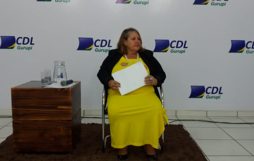 Bernadete esteve em Gurupi na última sexta onde conversou com empresários locais