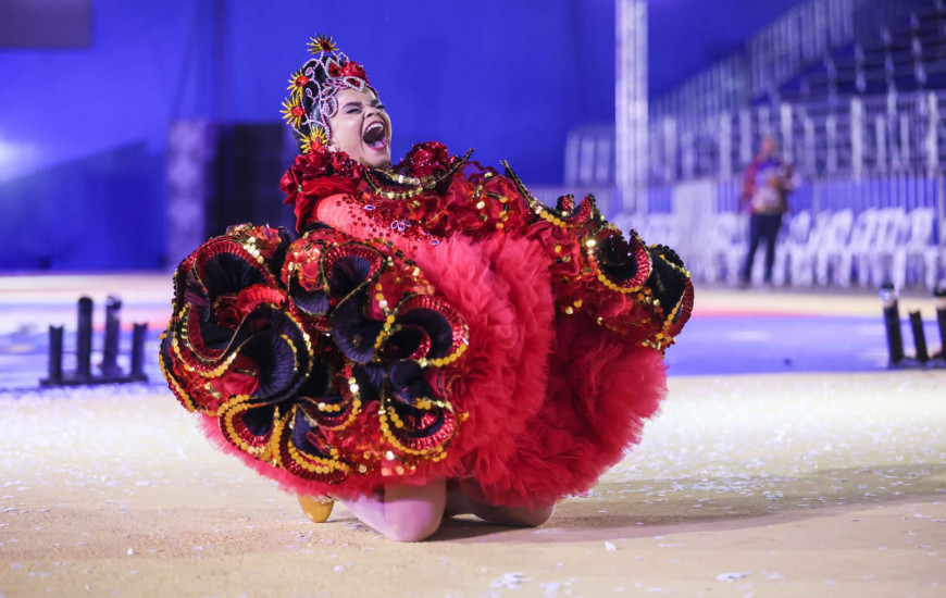 Millene Rodrigues foi eleita nesta quinta, 25, rainha do 34º Arraiá da Capital