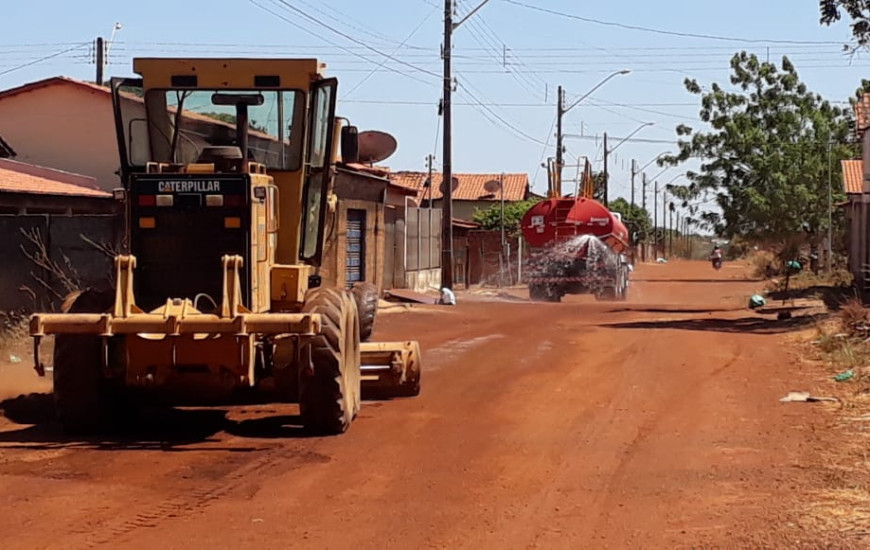 Empresa já mobilizou operários e maquinários
