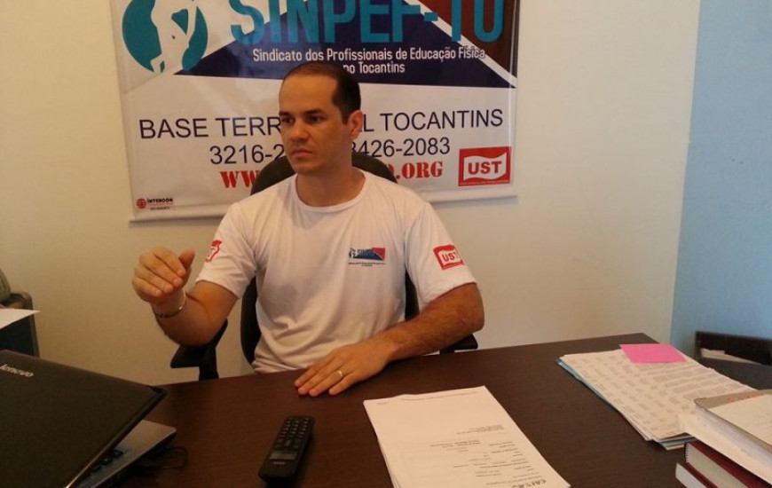 Presidente do Sinpef, Luciano Lucas