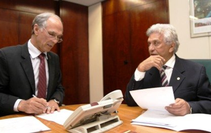 Ministro da agricultura e Osvaldo Reis