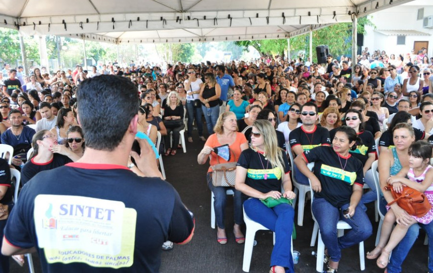 Professores realizaram paralisação em 2013