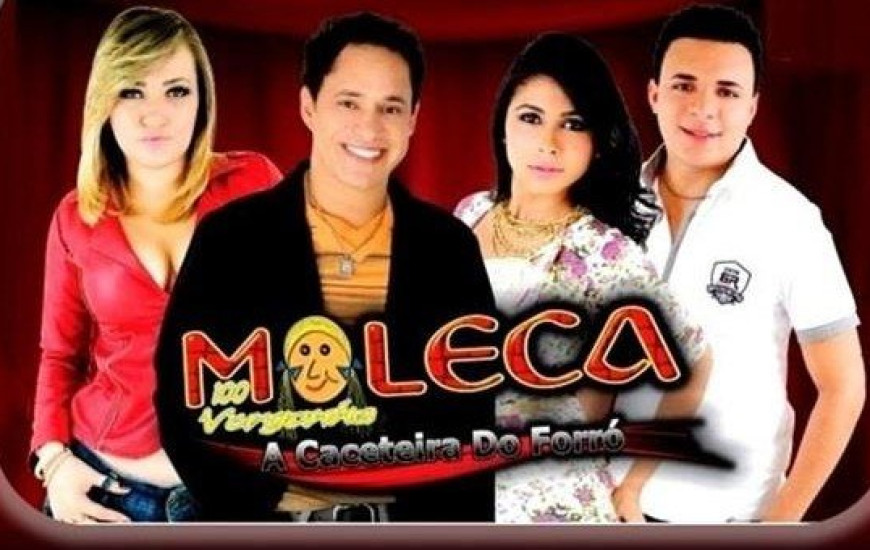 Banda Moleca 100 Vergonha faz show no Rancho Bahia