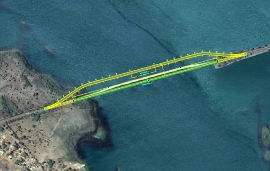 Ponte sobre o Rio Tocantins, em Porto Nacional