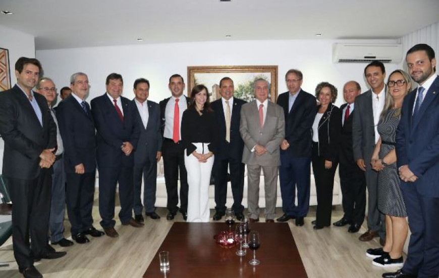 Bancada Federal com presidente Michel Temer