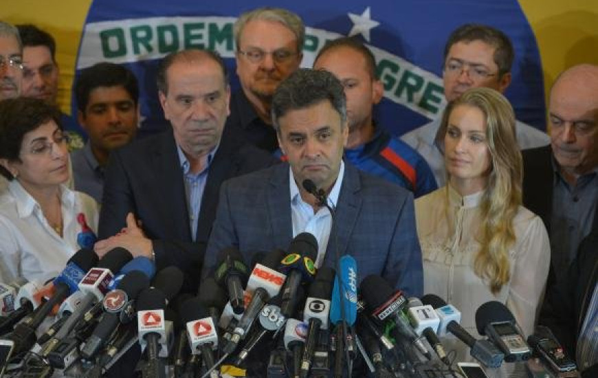 Aécio disse ser grato a cada um que confiou nele