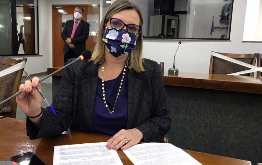 Deputada estadual, Claudia Lelis. 