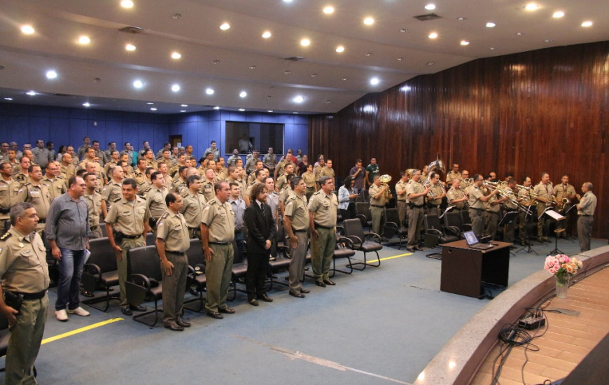 Policiais Militares durante o evento