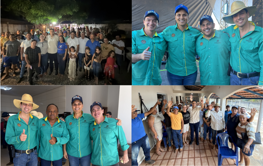 Iratã manteve agenda em Babaçulândia, Araguacema e Dois Irmãos