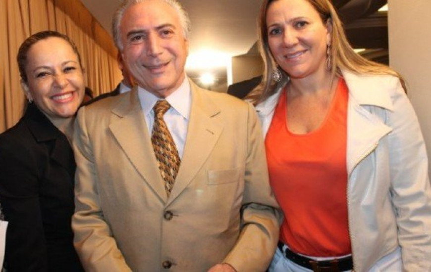 Deputadas Josi e Dulce com Michel Temer