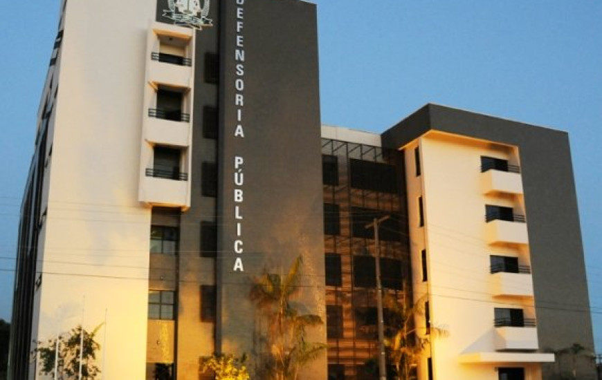 Sede da Defensoria em Palmas