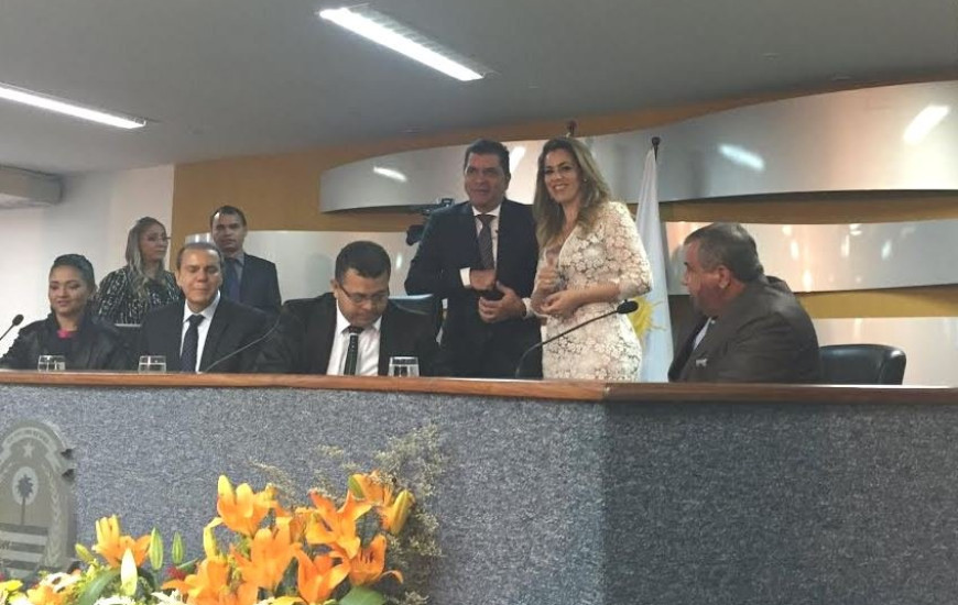 Amastha e Cinthia são empossados