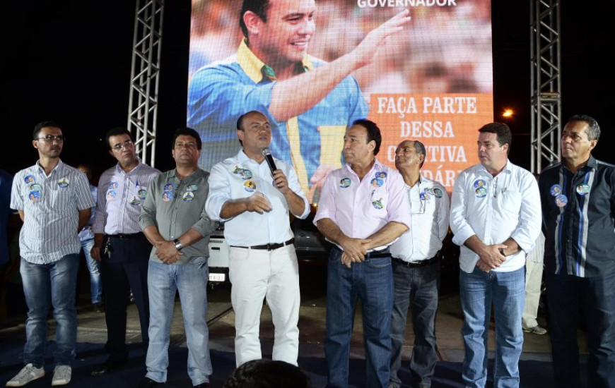 Sandoval discursa em Taquaralto