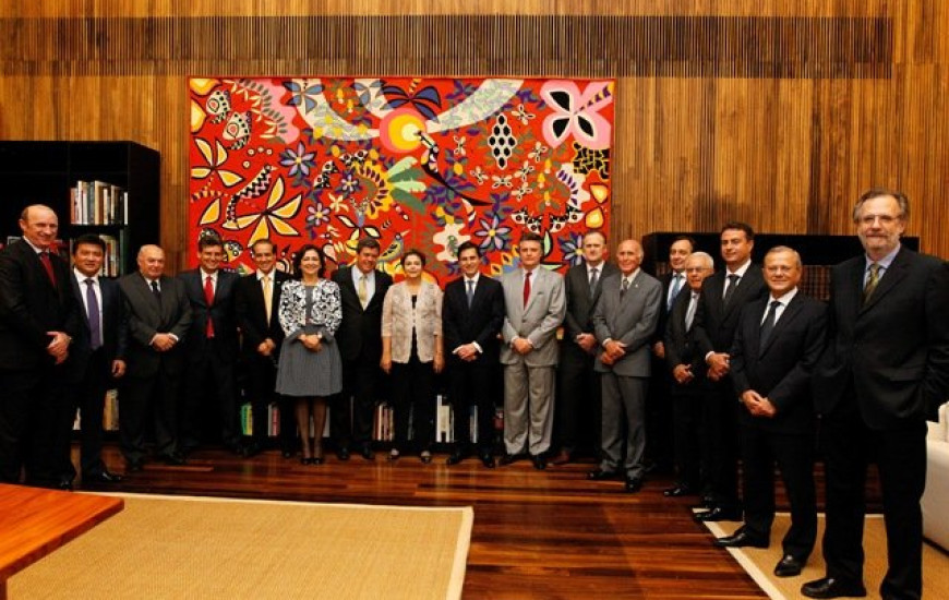 Reunião com empresários e a presidenta