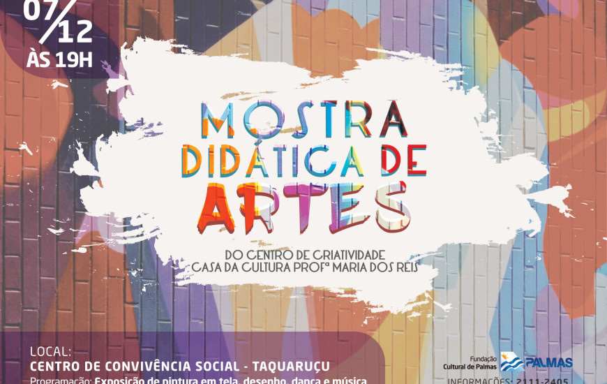Mostra acontece no Centro de Convivência Social de Taquaruçu.