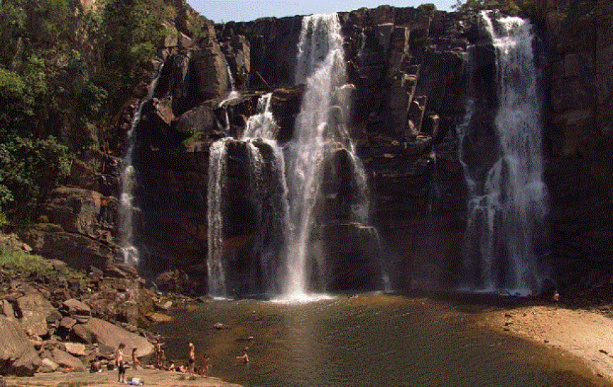 Salto do Corumbá, em Goiás