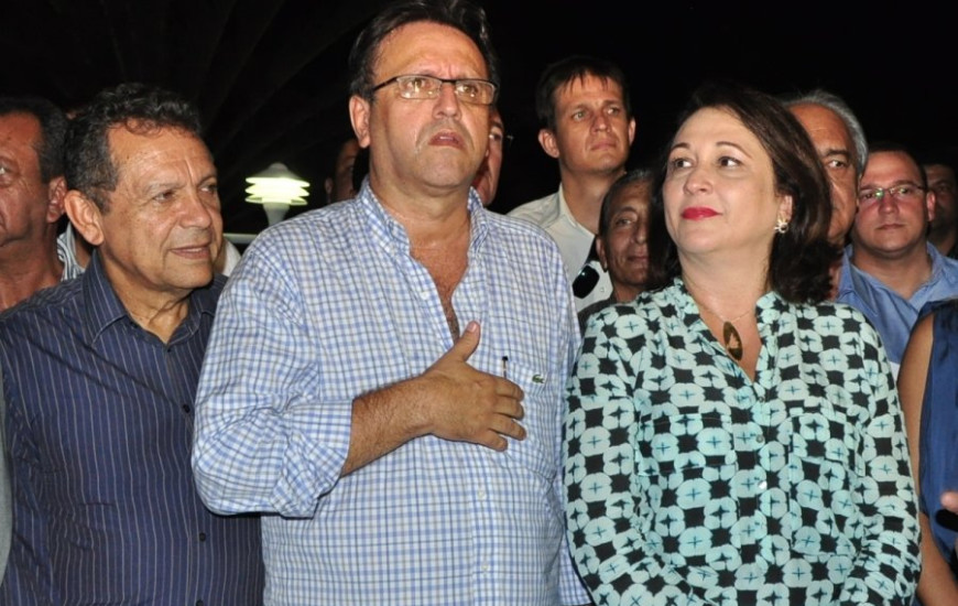 Leomar Quintanilha, Marcelo Miranda e Kátia Abreu