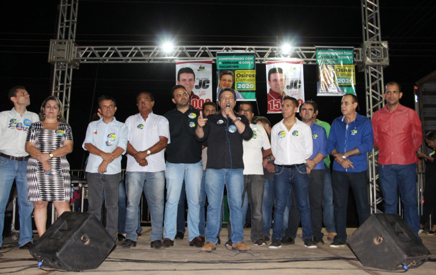Lançamento da candidatura aconteceu nesta terça-feira, em Paraíso