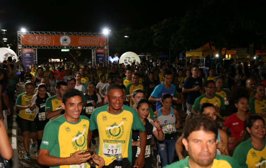 Corrida foi realizada em Palmas