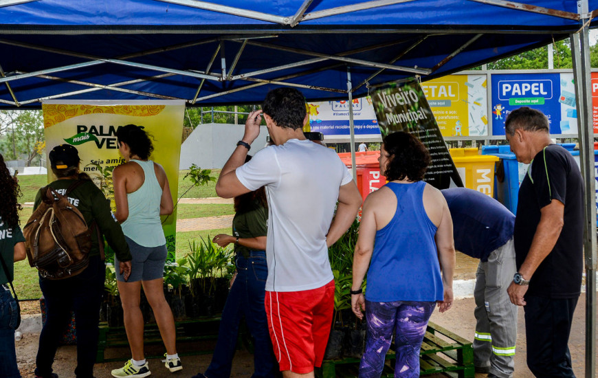 Foram doadas pela FMA mudas de árvores para reflorestamento 