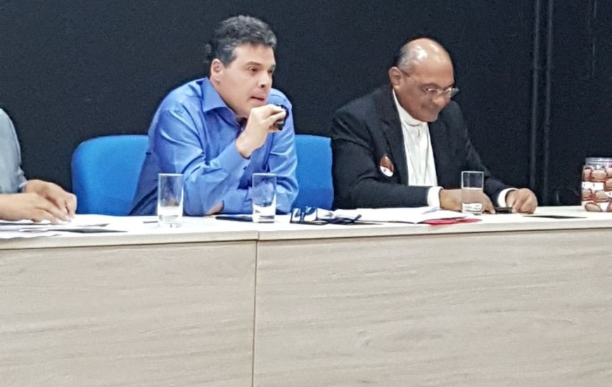 Candidato participou de encontro na Capital