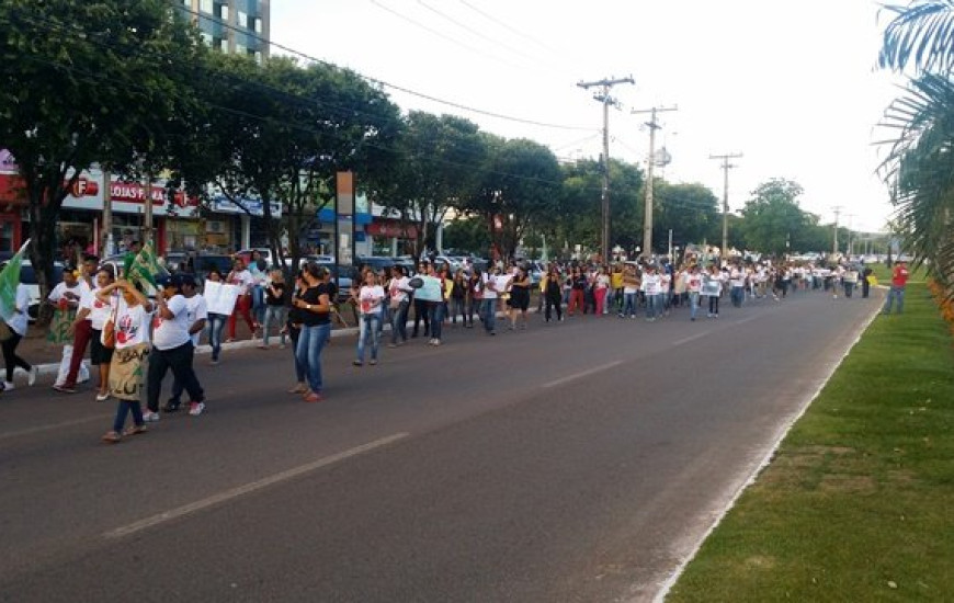 Mobilização contou com mais de 800 pessoas