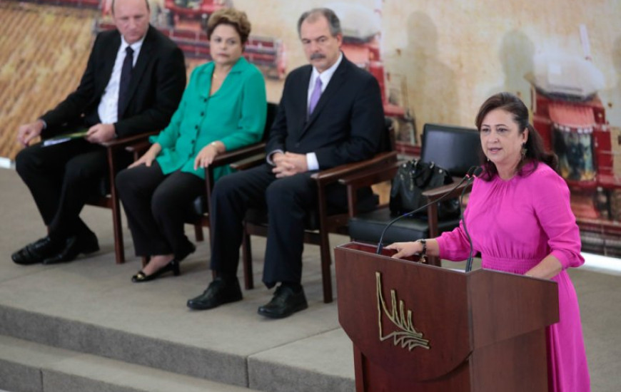 Kátia no lançamento do Plano Safra