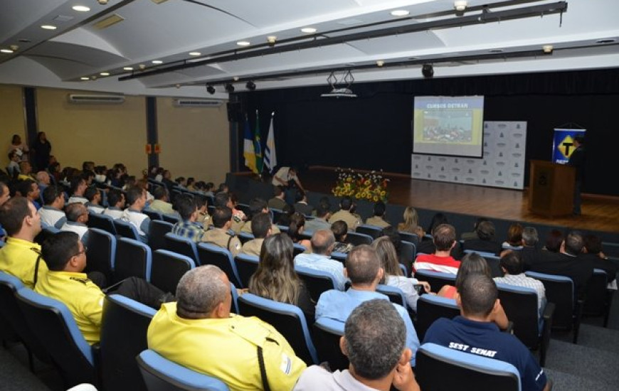 Lançamento da Semana de Trânsito no Palácio