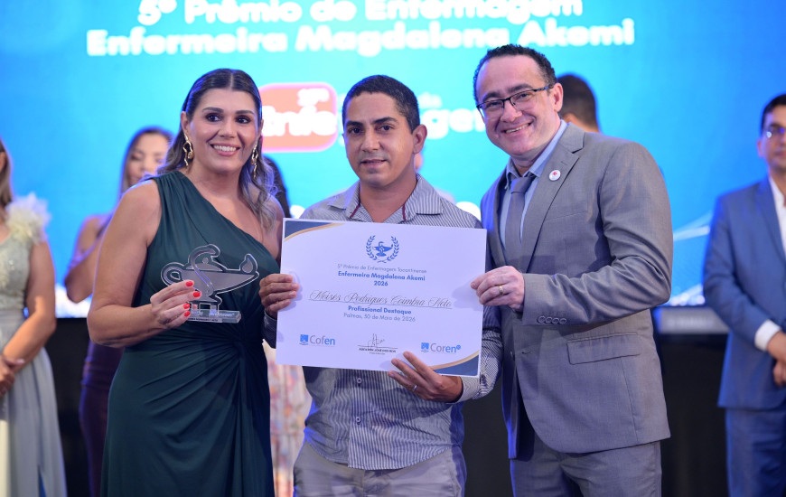Moisés foi premiado na categoria Profissionais que atuam no ensino