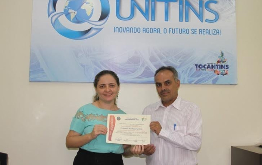 Reitora Elizângela e Fernando Gontijo