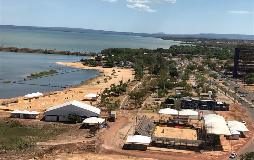 Estrutura na Praia da Graciosa está em fase de finalização 