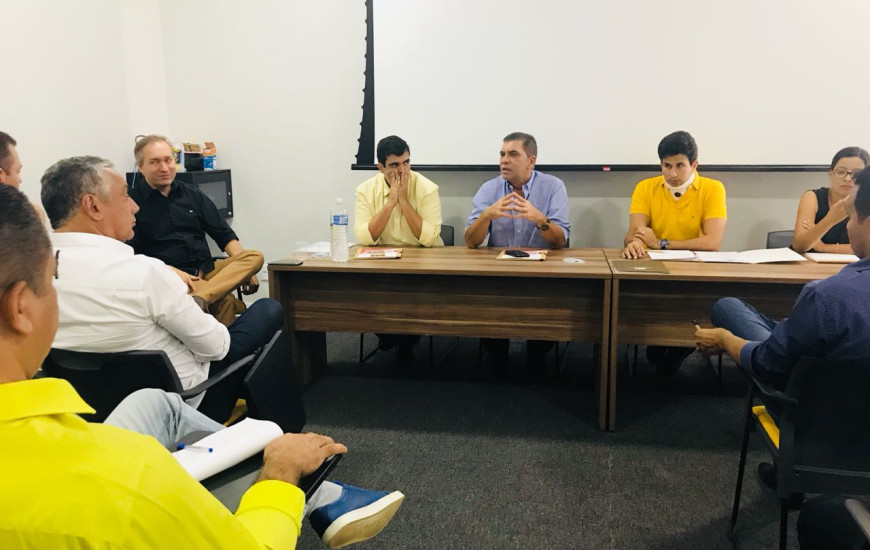 Membros da executiva estadual do PSB se reuniram na manhã de hoje, em Palmas