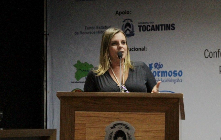 Vice-governadora do Tocantins, Claudia Lelis