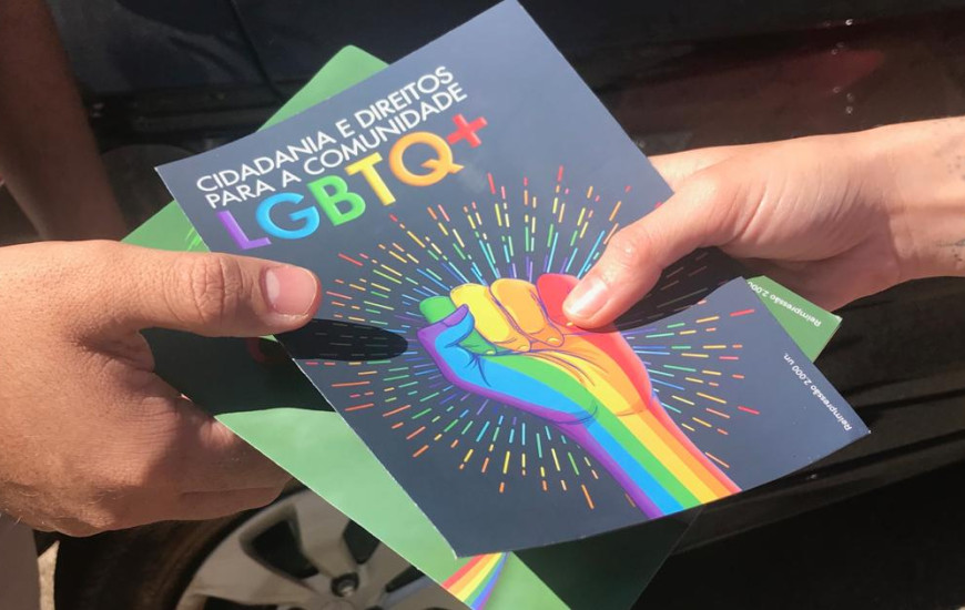 O objetivo da blitz é informar a população sobre direitos