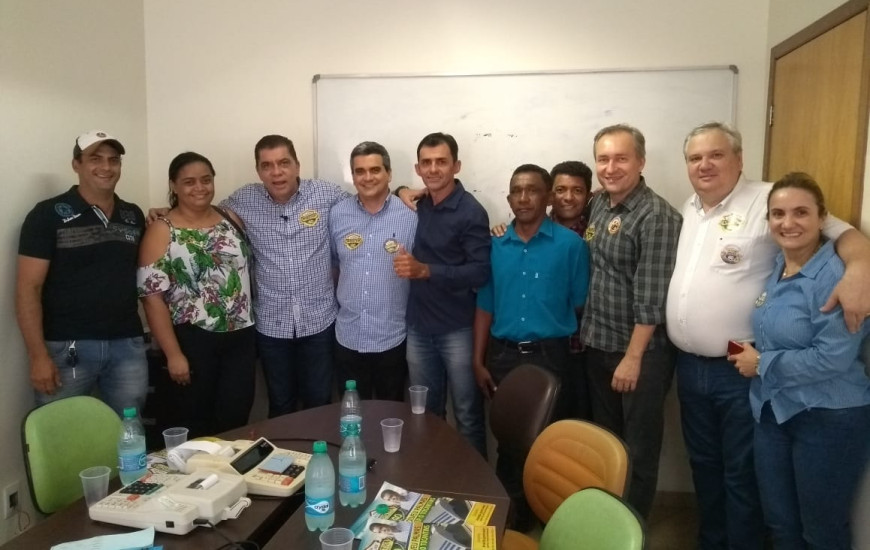Amastha durante reunião nesta quarta, 16, em Gurupi